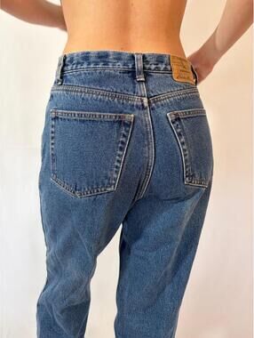Vintage Eddie Bauer Plaid Lined Slouchy Lumberjack Boyfriend Jeans